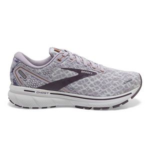 Brooks Ghost 14 Womens Road Running Shoes Grey/Purple | USA-MAL038569